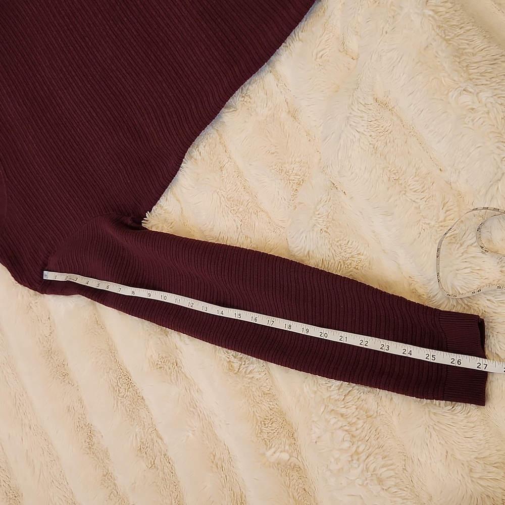 Selected Homme Men “Masei” Knit Crew Neck in Maroon Burgundy color size L - Picture 16 of 17